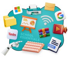 Цифровая база для школьника - КИБЕРшкола программирования для детей, компьютерные курсы для школьников, начинающих и подростков - KIBERone г. Зеленоград