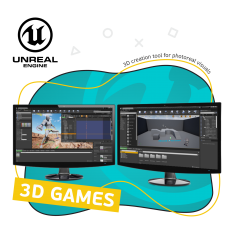 Unreal Engine 4. Игровой движок - КИБЕРшкола программирования для детей, компьютерные курсы для школьников, начинающих и подростков - KIBERone г. Зеленоград