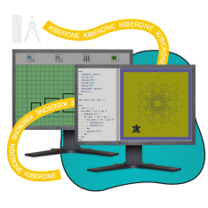 Исполнители чертежник и черепашка - КИБЕРшкола программирования для детей, компьютерные курсы для школьников, начинающих и подростков - KIBERone г. Зеленоград