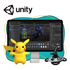 Мир игр на Unity 2D на популярном движке + AI-помощники - КИБЕРшкола программирования для детей, компьютерные курсы для школьников, начинающих и подростков - KIBERone г. Зеленоград
