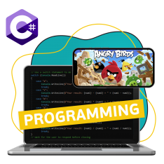Программирование на C#. Удивительный мир 2D-игр - КИБЕРшкола программирования для детей, компьютерные курсы для школьников, начинающих и подростков - KIBERone г. Зеленоград