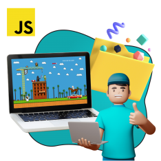 Программирование на JavaScript. Учимся создавать игры! - КИБЕРшкола программирования для детей, компьютерные курсы для школьников, начинающих и подростков - KIBERone г. Зеленоград