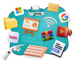 Цифровая база для школьника - КИБЕРшкола программирования для детей, компьютерные курсы для школьников, начинающих и подростков - KIBERone г. Зеленоград